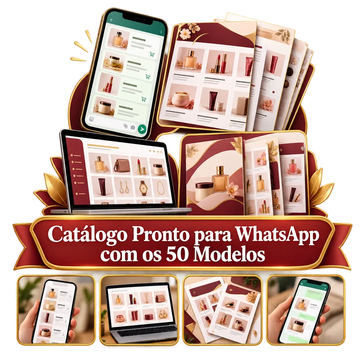 Bônus 1 — Catálogo Pronto para WhatsApp com os 50 Modelos
